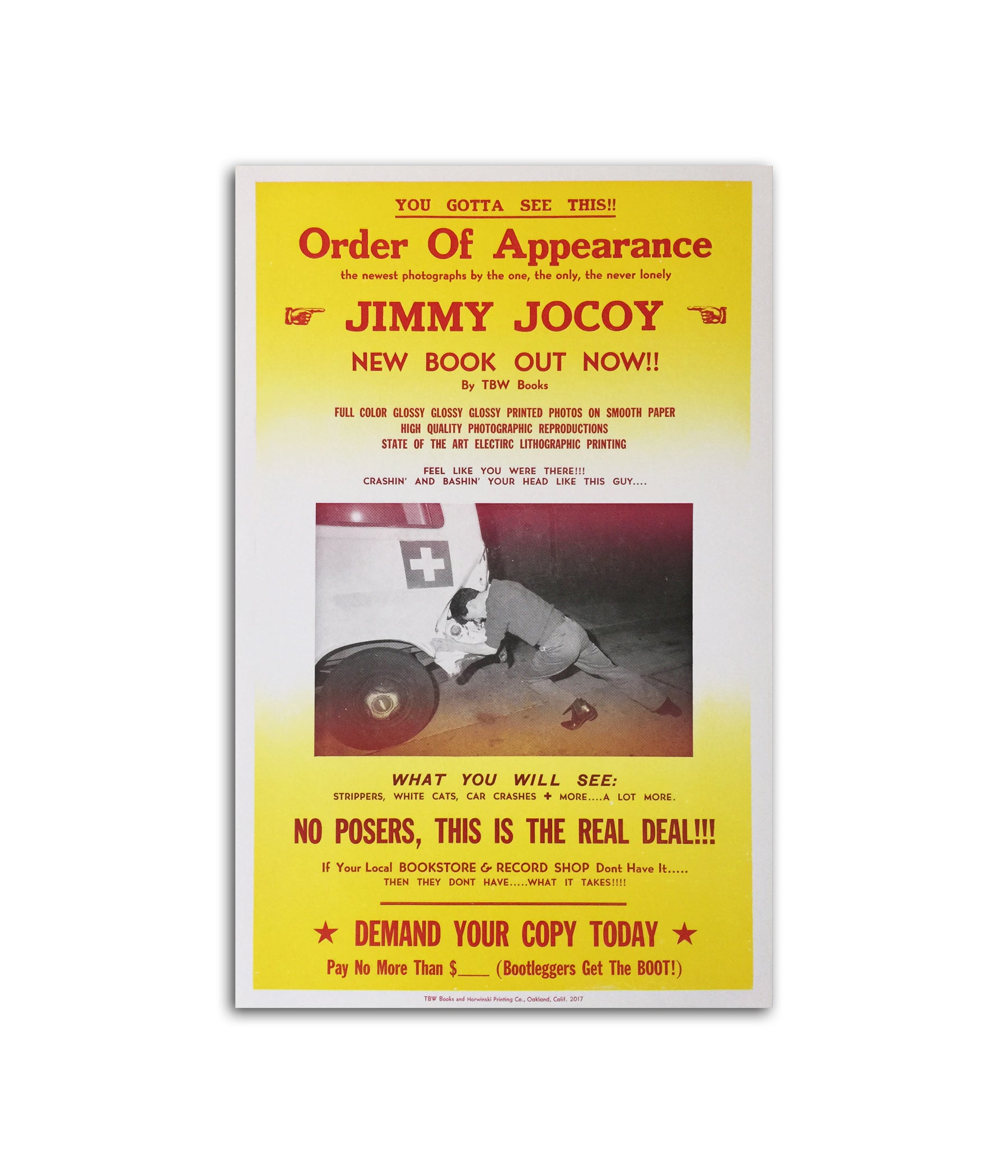 Order of Appearance Poster – TBW Books